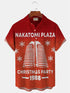 Men's Christmas Funny Graphic Short Sleeve Hawaiian Shirt